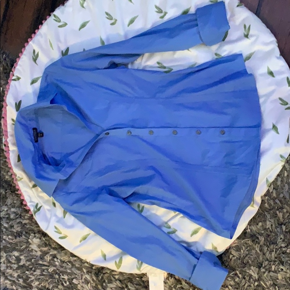 Express blue dress shirt